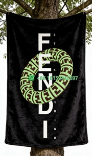 Fendi Throw Blankets